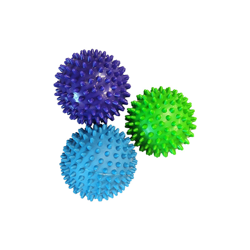 3 Pack Colorful Spiky Massage Balls for Muscle Knots Relieve