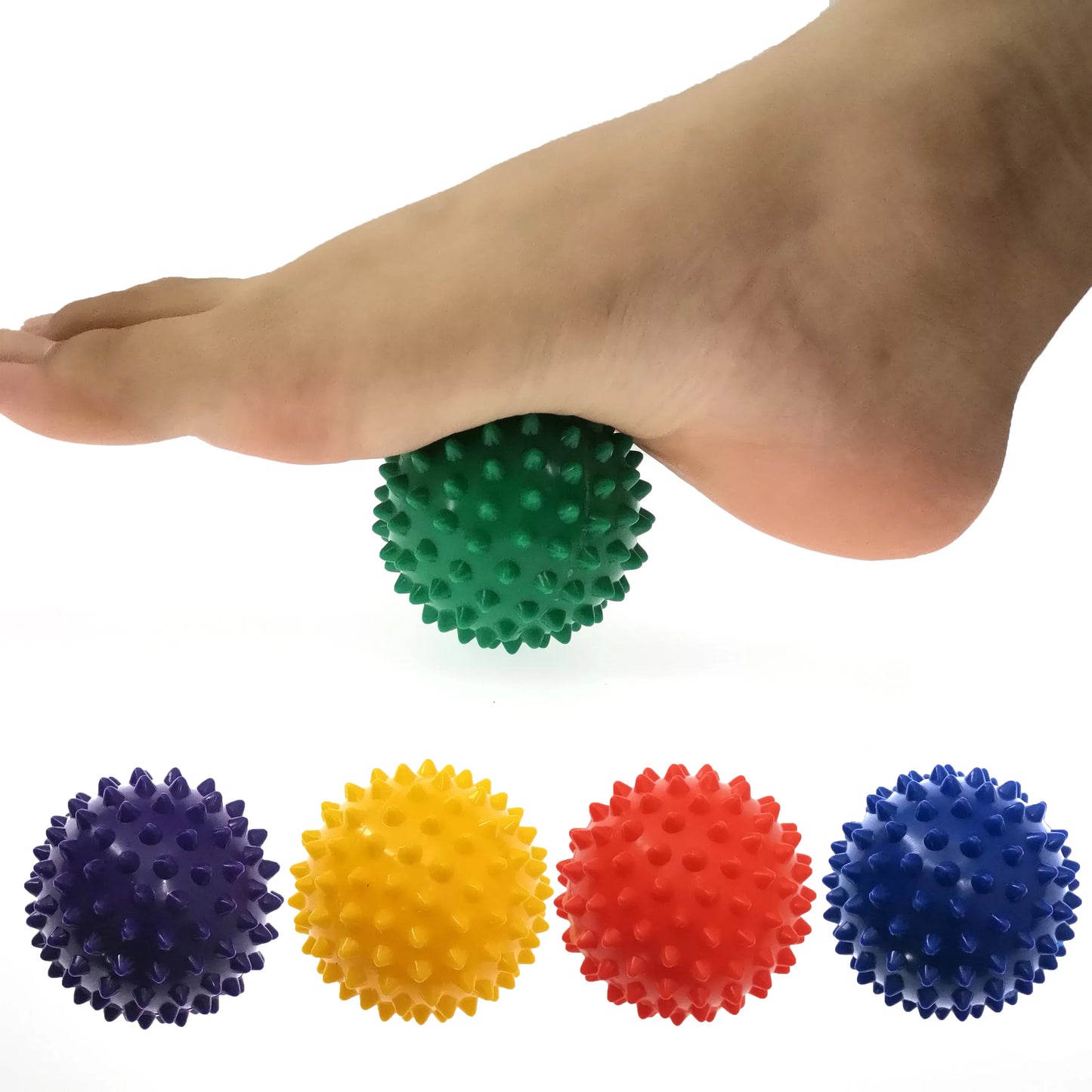 10xSport 3 Pack Durable PVC Spiky Massage Ball Trigger