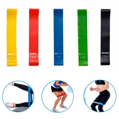 Elastic Rubber Resistance Bands Set