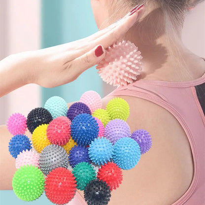 3 Pack Colorful Spiky Massage Balls for Muscle Knots Relieve