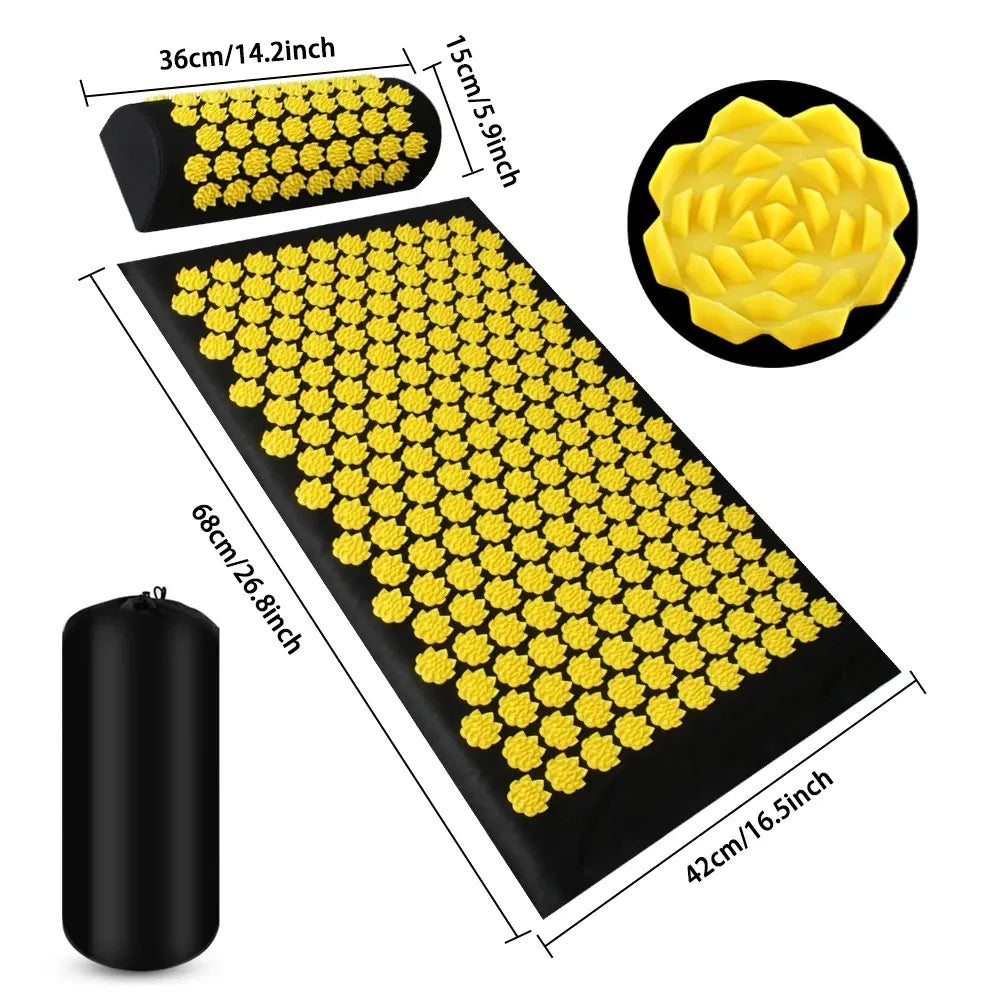 Acupressure Yoga Mat with Spikes