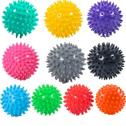 3 Pack Colorful Spiky Massage Balls for Muscle Knots Relieve