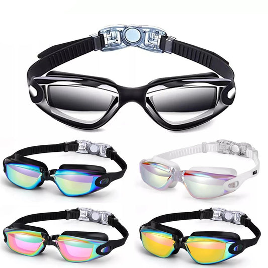 JSJM Professional Anti-fog Swimming Goggles