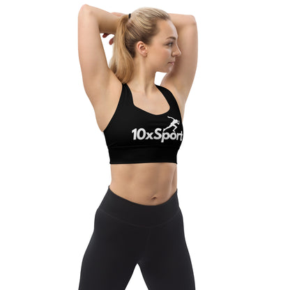 10xSport All-Over Print Recycled Longline Sports Bra